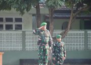 Kasrem 043/Gatam Ikuti Upacara Bendera Bulanan di Kodam XXI/Radin Inten