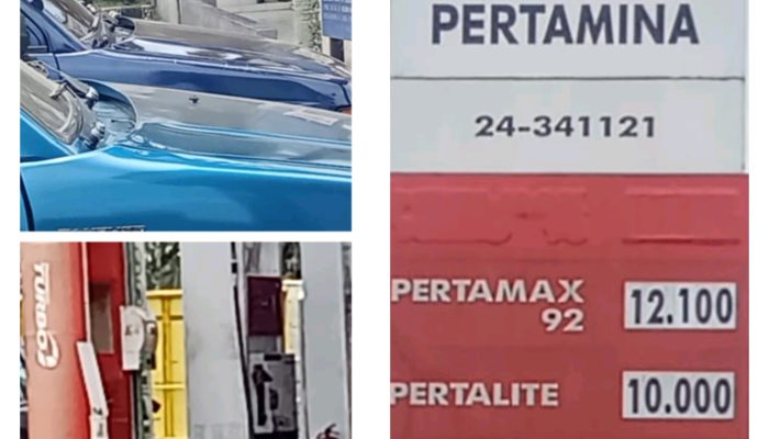 SPBU 24-341121 Seputih Banyak Lamteng Diduga Langgar Aturan Barcode, Layani Pengecoran Solar Secara Langsir
