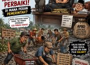 Warga Lampung Tengah Turun Tangan! Jalan Rusak Diperbaiki Swadaya, Kepercayaan ke Pemerintah Kian Runtuh