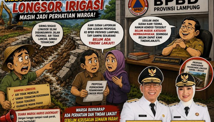 Part 2: Keluhan Longsor Irigasi Belum Ditindaklanjuti, Muncul Pertanyaan Soal Pengelolaan Proyek BPBD