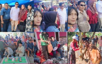 Anggota DPR RI Dr. Bob Hasan Serahkan 2 Sapi Kurban dan 500 Paket Sembako untuk Keluarga Besar ARUN Tulang Bawang