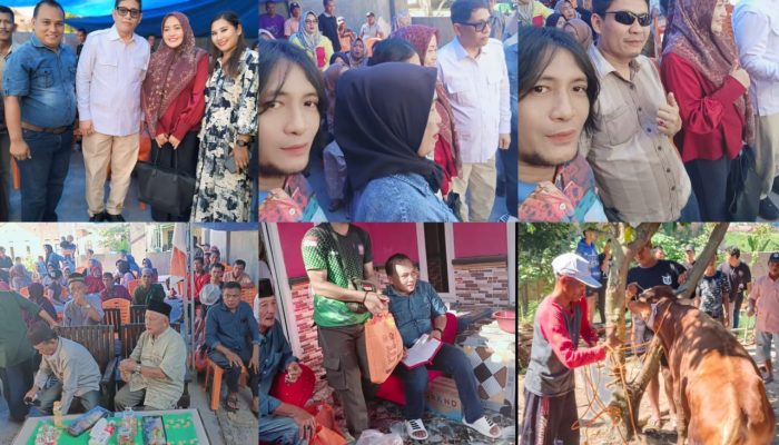 Anggota DPR RI Dr. Bob Hasan Serahkan 2 Sapi Kurban dan 500 Paket Sembako untuk Keluarga Besar ARUN Tulang Bawang