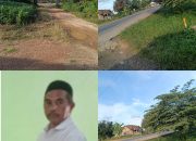 Diduga Kepala Kampung Agung Jaya Tutup Mata, Lihat Pinggir Jalan Poros Bingkor Selalu Duguan Hampir Makan Korban