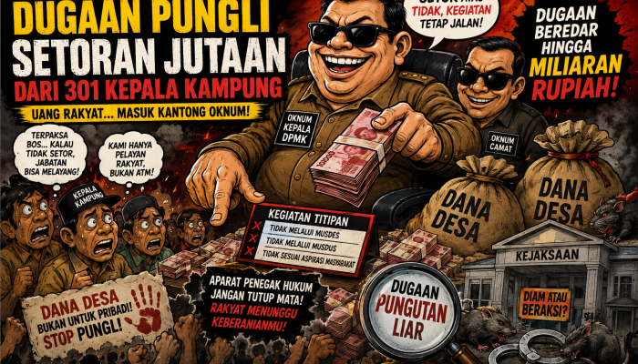 Dugaan Pungli Dana Desa Lampung Tengah Menggurita, 301 Kepala Kampung Disebut Jadi Sasaran Setoran Jutaan Rupiah