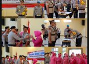 Sertijab Kabag Ops dan Kabag SDM Polres Lampung Tengah, Dua Pejabat Resmi Berganti