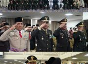 Kasrem 043/Gatam Hadiri Pengukuhan Paskibraka Provinsi Lampung 2026