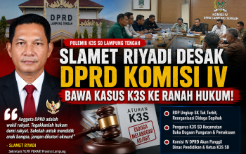 Polemik K3S Memanas! Slamet Riyadi Desak DPRD Lampung Tengah Bawa ke Ranah Hukum