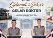 Tingkatkan Kualitas SDM, Dua Perwira Polres Pesisir Barat Raih Gelar Doktor dan Tuai Pujian Kapolres